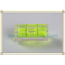 High precision transparent acrylic block level vial,spirit level vial